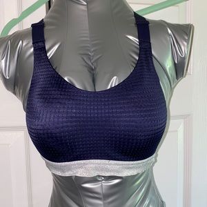 Victoria’s Secret Navy & Silver Sports Bra